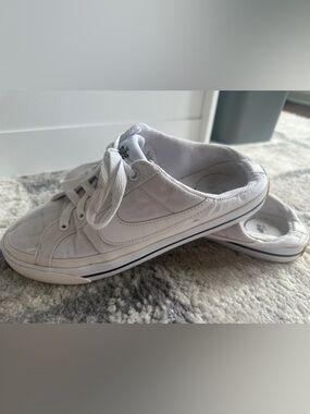 Nike Court Legacy Mule White Slip On Shoes Sneakers DB3970-100 Women's Size 8